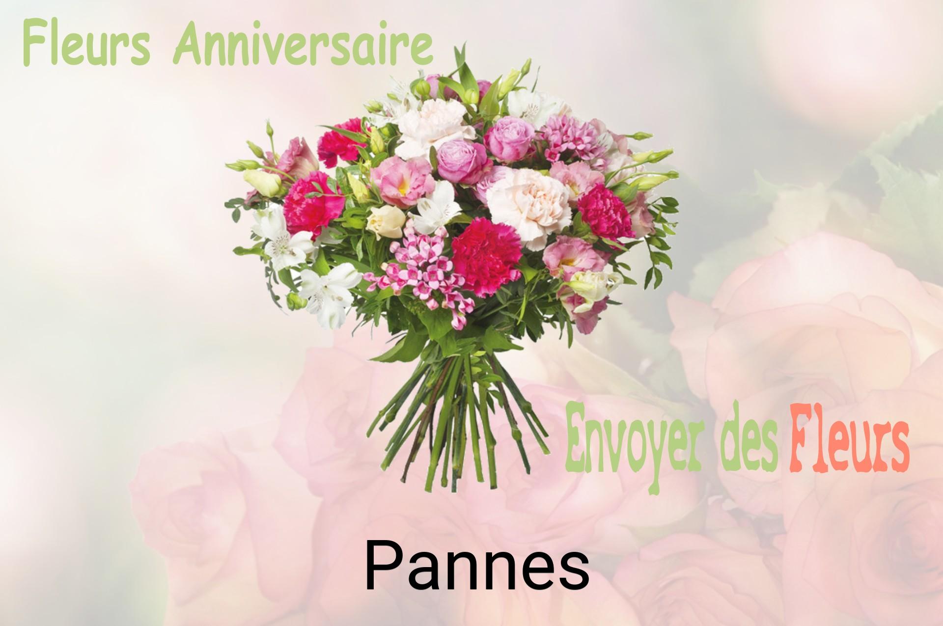 Bouquet de fleurs d’anniversaire livré à Pannes